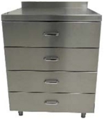 Parry DRAWER3700 Stainless Steel Three Drawer Unit 