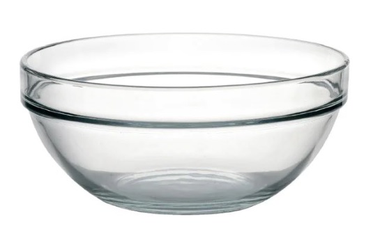 Arcoroc V4034 Empilable Glass Mixing / Salad Bowl 2.9Ltr (each) (GN918)