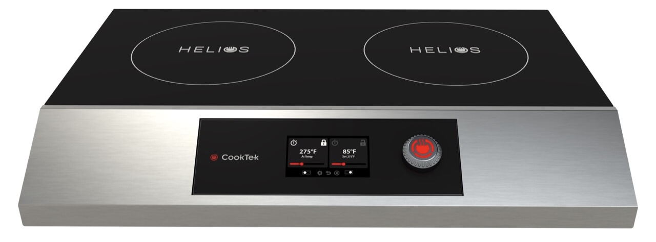 CookTek Helios Double Side by Side Hob Induction Cooktop