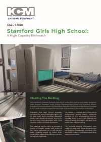 Stamford Girls High School Dishwash Refurbishment Case Study